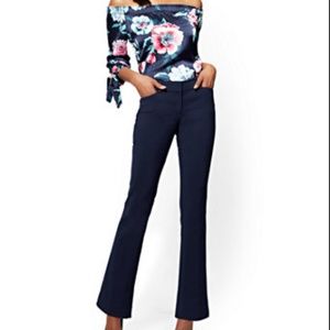 NY&Co 7th Avenue Straight Leg - Blue Pants